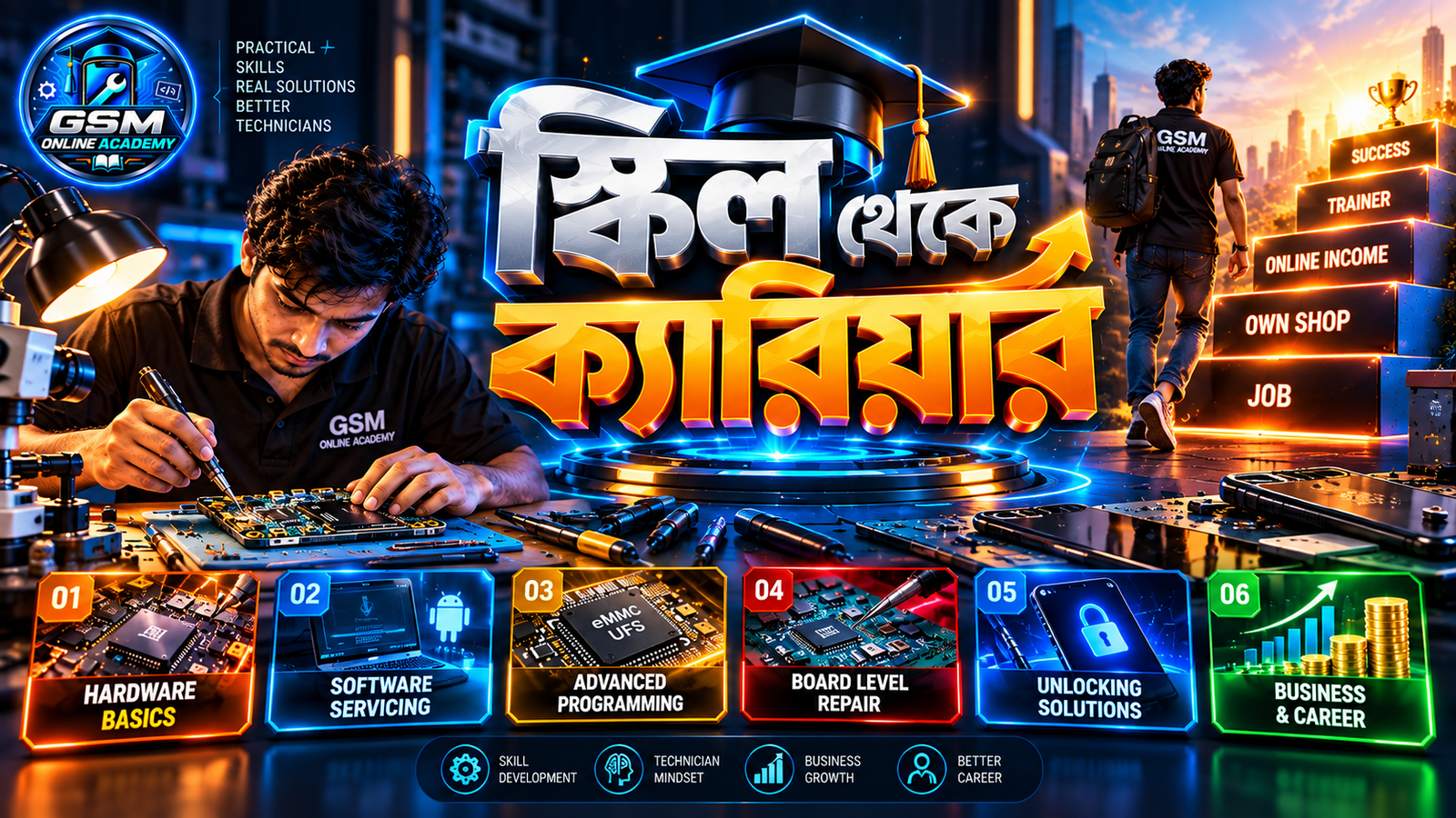 স্কিল থেকে ক্যারিয়ার